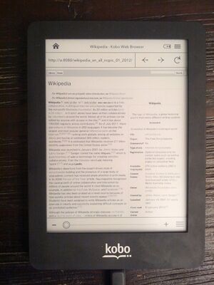 Kiwix-serve on kobo-touch e-reader 2.jpg